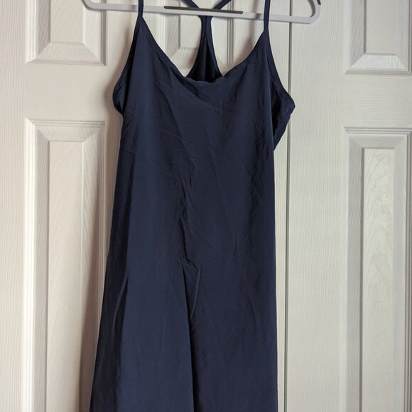 Outdoor Voices Exercise Dress Navy Built in Liner - Picture 1 of 7